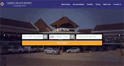 Desktop Screenshot of elminabeachhotel.com